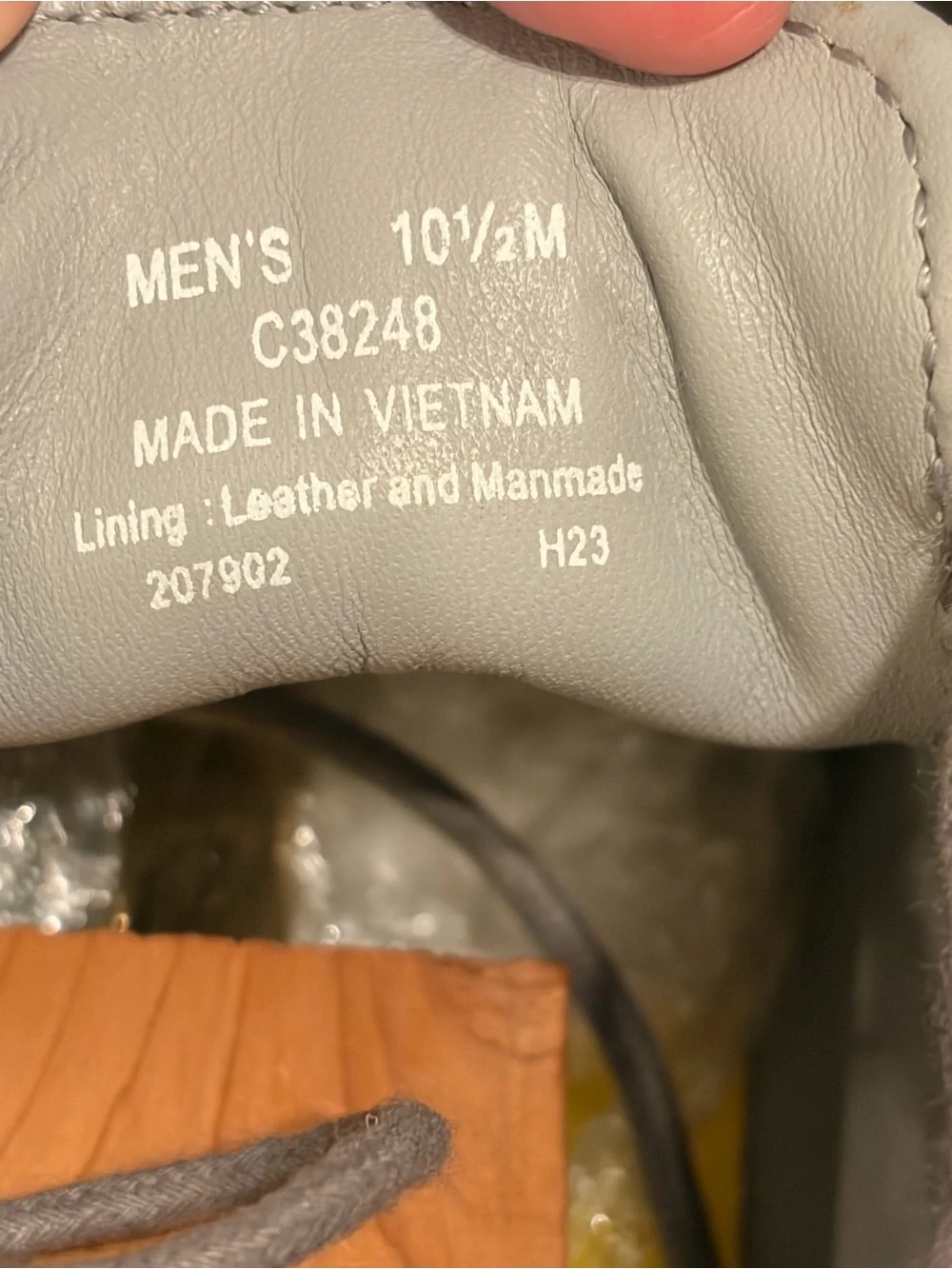 Cole Haan Taupe Leather Derby Shoes